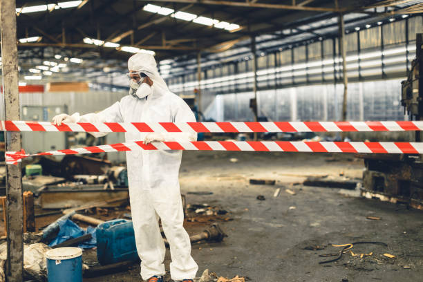 Professional Hoarding Cleanup technician working in American Canyon, CA